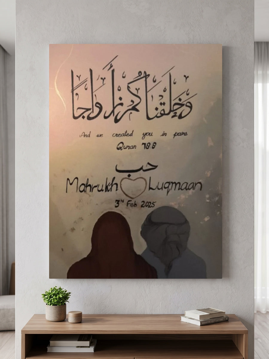 Personalized Couple Canvas